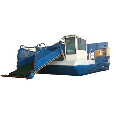 China 15 Tons Automatic River Cleaning And Mowing Boat With Lighting System For Night Operation for sale