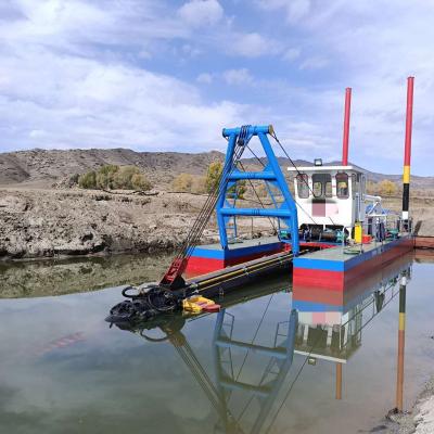 China 19 Tons Small River Dredging Vessel 250kw Motor Power With Capacity 100 M³/H for sale