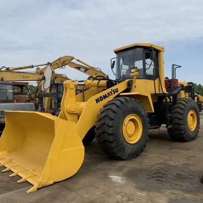 China Used Wa470 Front Loader Komatsu Hydraulic Machine Second Hand Wheel Loader for sale