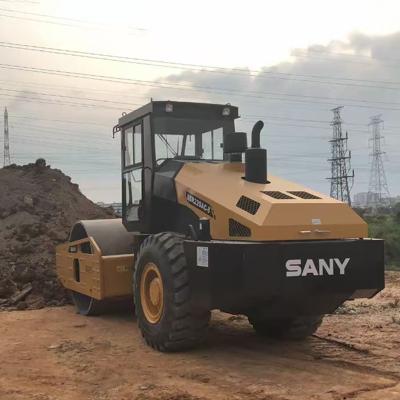 China Used Sany SSR220 Full Hydraulic Double Drive Single Steel Wheel Roller For Sale for sale