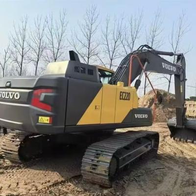 China VOLVO EC220D Excavadora de rastreamento de 22 toneladas Excavadora hidráulica Engenharia Máquinas de construção à venda