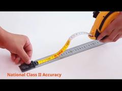 Industrial Grade Nylon Steel Tape Measure 20M Drop Proof Hand Disc Ruler