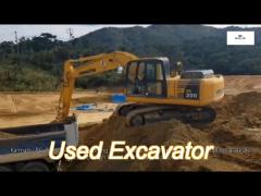 22tons komatsu pc220 excavator with excellent performance and komatsu saa6d107e-1 engine