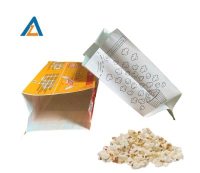 China Recycled Materials Microwave Heating Popcorn Snack Food Packaging Bags for sale