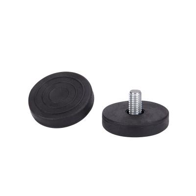 China 40mm Diameter Modern Black Base Plastic Screw Threaded Bumper Feet Used For Cabinet With Best Price for sale