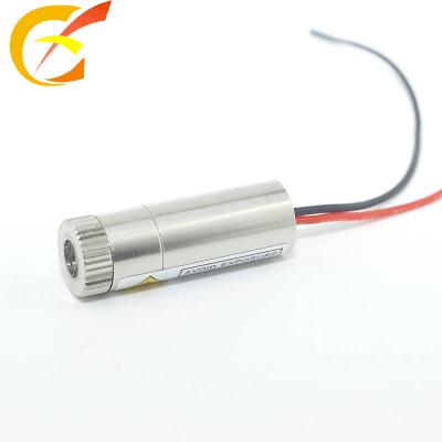 China Infrared 808nm Laser Head Hotels Invisible Laser Module Point Focusable Cross Point Option for sale