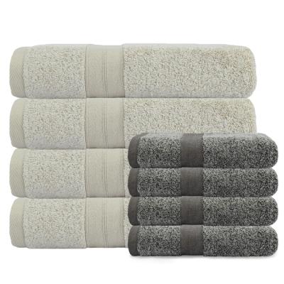 China Everplush Compressed Tricol Made Embroidery 41*76 Towel Luxury Bath Towels Microfiber Bath Towel for sale