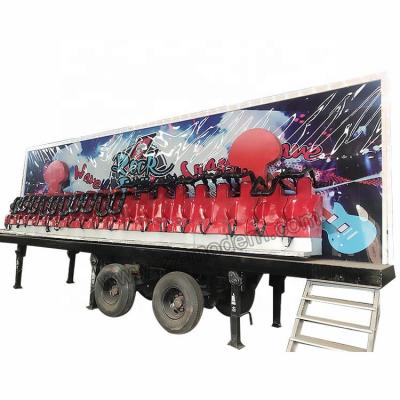 China Theme Park Attraction Trailer Miami Ride Amusement Equipment Fair Ground Ride On Trailer Other Amusement Park Rides for sale