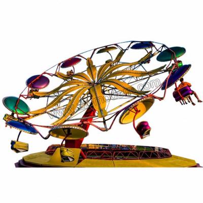 China Theme Park Attraction Thrills Amusement Park Double Fair Flight Rides For Sale for sale