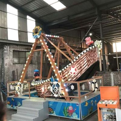 China Mini Playground Amusement Park Equipment Playground Pirate Ship Family Rides For Sale for sale