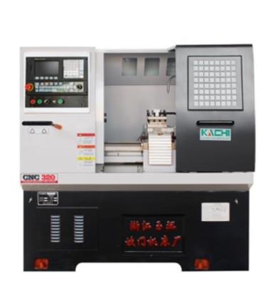 China Building material stores China CNC320 CNC horizontal lathe with tailstock horizontal bed CNC machine tool for sale