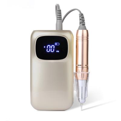 China Art Beauty Professional Portable Electric Nail Drill E File Scamander Rechargeable 30000 RPM Nail File for sale