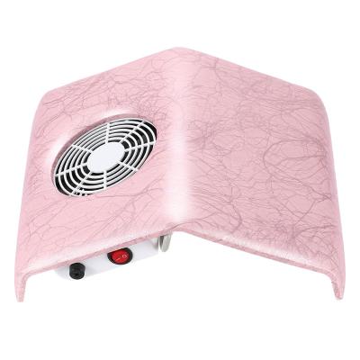 China Art Beauty Salon Suction Vacuum Durable Electric Nail Dust Collector Fan Pink Nail Dust Collector for sale