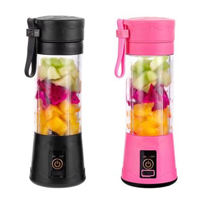 China Personal Portatil Portable Juicer Use Mini Home USB 4 Blades Rechargeable Fruit Juice Blender Portable Blender for sale