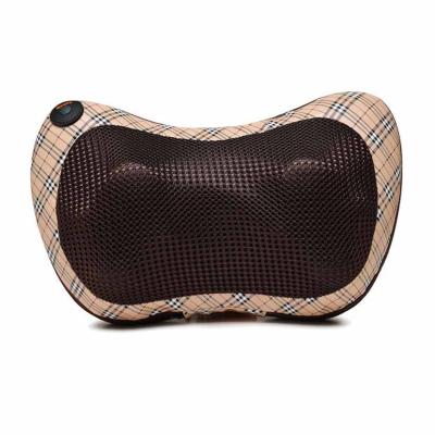 China Full Body Rolling NECK Kneading Shiatsu Passionate Infrared Heating Massager Pillow Back Electric Cervical Pillow Shiatsu for sale