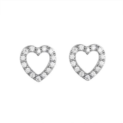 China China Manufacturer TRENDY Direct Supply 925 Silver Earrings Like Shape Women Stud for sale