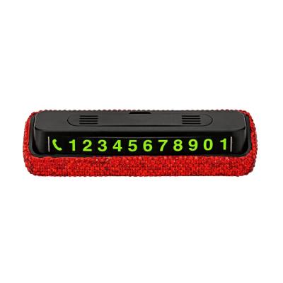 China Factory Price Multifunctional Hot Selling Driver Skin Temporary Parking Number Car Phone Number Display for sale