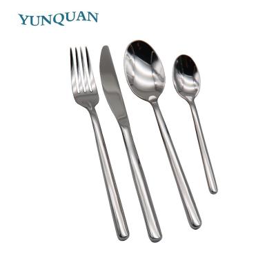 China Morden Sustainable High Quality Metal Forged Stainless Steel Cutlery Set for sale