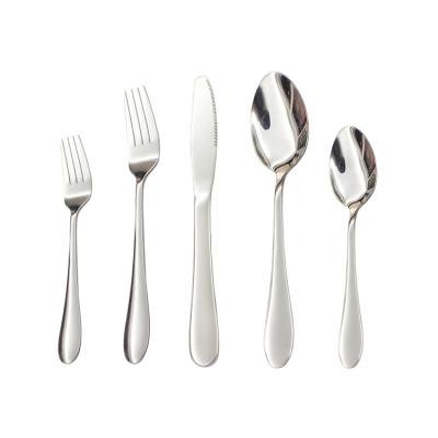 China 2020 New Arrival 18/0 18/10 Portable Disposable Travel Stainless Steel Flatware Flatware Set for sale