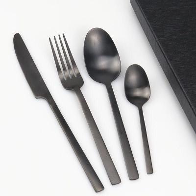 China Durable Matte Polish High Quality Stainless Steel Cutlery Set Flatware Set for sale