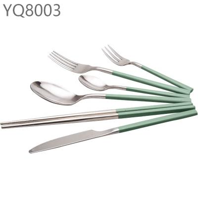 China Viable High Quality Hot Sales Ctulery Stainless Steel Set Spoon Fork Knife Flatware Set for sale