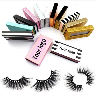 China Long Eyelash Natural Private Seller Packing 25mm Lightweight Comfortable 5d Mink Eyelashes for sale