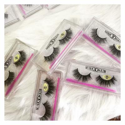 China Private label natural soft false eyelash lashes DYSILK for outopen wholesale3d 25mm 100% mink eyelashes for sale