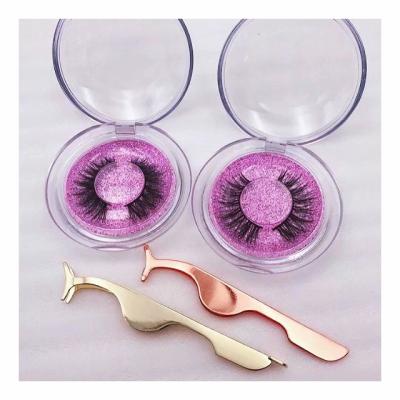 China Hot Selling Luxefame 20mm 3d mink fluffy eyelashes natural soft eyelash with customize box packaging for sale