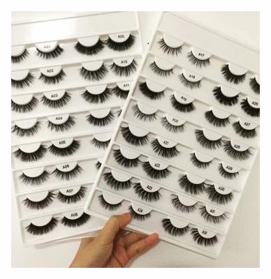 China Natural soft eyelash private label eyelashes package box with you 100% real mink whips bulk 3d mink eyelashes seller for sale