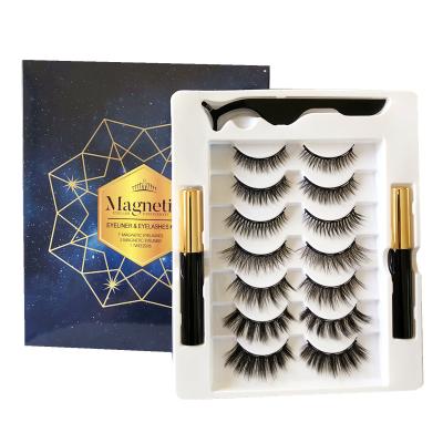 China New Design Custom Long Clean Natural Eyelashes Brand Wholesale Premium Natural Waterproof Magnetic Eyelashes for sale