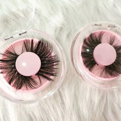 China Natural soft eyelash luxury grade private label false lashes fluffy tapered faux mink pound eyelashes for sale