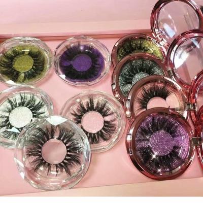 China Factory Wholesale Price Natural Soft Eyelash 25 Mm Natural False Eyelashes 5d Mink for sale