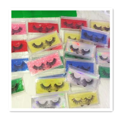 China 25-30 Times Box 3d Long Lasting Customized Silk Eyelashes 10 Pairs Mixed Set False Eyelashes Suit Handmade Private Label 3d Faux Mink Eyelashe for sale