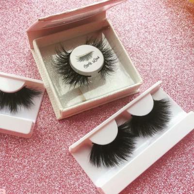 China Private Label Natural Soft False Eyelash Lashes False 5d Brown Mink Eyelashes With Box Packing for sale