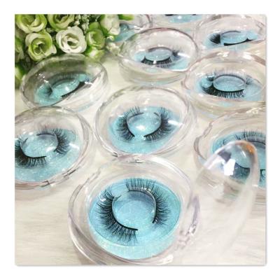 China 25-30 Times False 3d Mink Strip Eyelashes Handmade Wholesale Private Label False Strip Eyelashes for sale