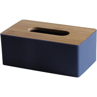 China Wooden Tissue Paper Box Kitchen Bathroom Tissue Boxes Lid Towel Storage Boxes Modern Wet Dry Wooden Tissue Paper Crate for sale