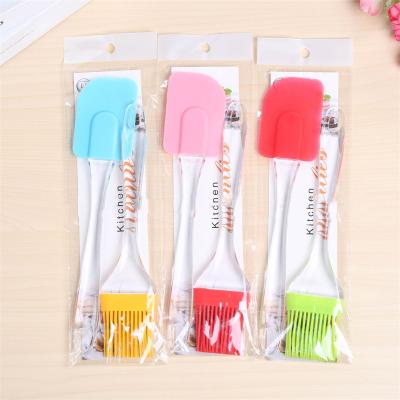 China Kitchen Viable Silicone Household Tool Barbecue Brush Spatulas Baking Silicone Heat Resistant for sale