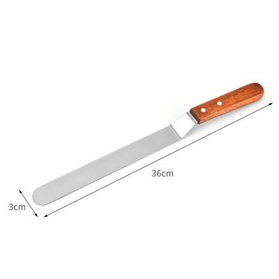 China Sustainable 10 Inch Stainless Steel Tools Kitchen Bakeware Baking Spatula for sale