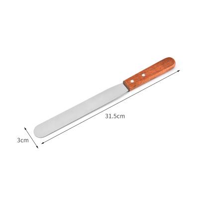 China Viable Wholesale Paddle Knife Cake Spatula Stainless Steel Cake Icing Spatula for sale