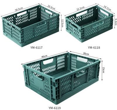 China Large Capacity Storage Bins Minimalist Collapsible Stackable Plastic Storage Containers for sale