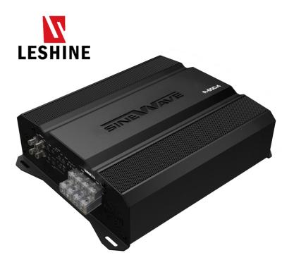 China Leshine R 600.4W heavy aluminum radiator used power processor car amplifiers speaker brazilian bass v12 and subwoofer dsp 4 channel car audio amplifier for sale