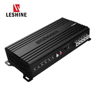 China Heavy Aluminum Wholesale Auto Stereo Radiator Leshine K800.1 Mini Class D Sound Digital Full Range Automobile Car Amplifier 1 Channel for sale