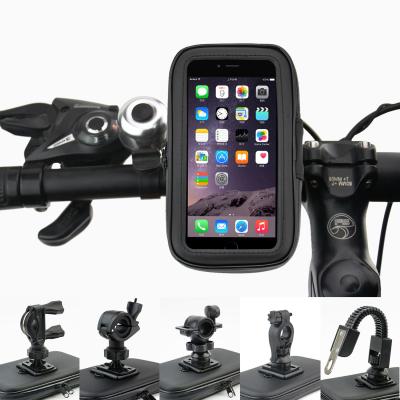 China Anti-fall 360 Degree Rotation Bike Cell Phone Holder Bike Handlebar Phone Holder Motorcycle Mobile Phone Holder for sale