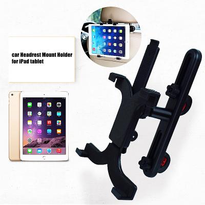 China Universal 360 Rotation Adjustable Car Backseat Mount Car Headrest Mount Tablet Holder Universal 360 Rotation Phone Holder for sale