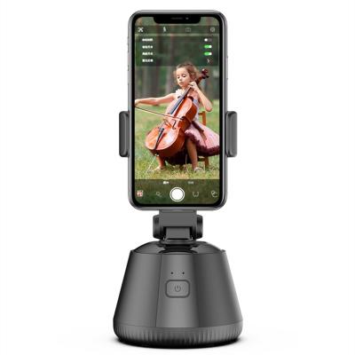 China PC+ABS+Silicone Face Track Object Tracking Tripod Phone Holder Hot Selling Smart 360 Rotation Fun Hunting Auto Gimbal 2021 for sale