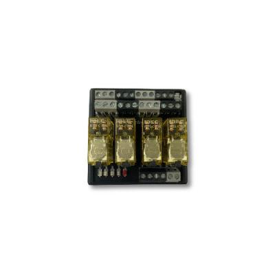 China WEBOR 4-Channel 24V sealed original imported relay module with NPN/PNP socket compatible for sale