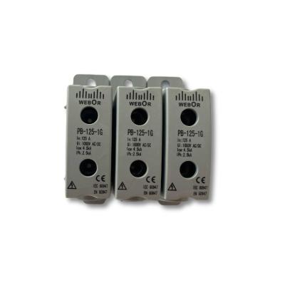 China WEBOR PB-125-1G Modular Design Security Power Terminal for Automation Equipment PB-125-1G for sale