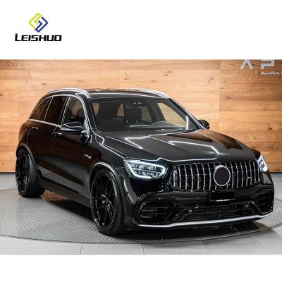 China Plastic For 2020+ Benz GLC-class X253 upgrade GLC63 AMG front and rear bumper assembly net surrounded by a full set of Benz modification for sale