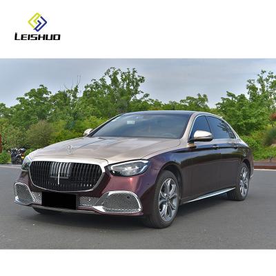 China Plastic For 16-19 Benz E-Class W213 upgrade W223 MAYBACH front bumper and rear bumper completely modified and surrounded for sale