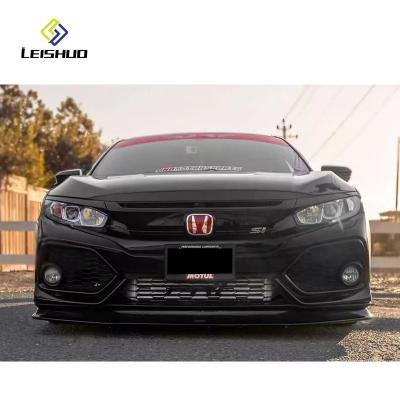 China Plastic Applicable to 16-20 tenth generation Civic modified Old style Si front and rear bars, net front shovel modified and surrounded for sale